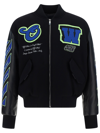 Off-white Bomber Vars Hammer In Black