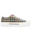 BURBERRY TNR JACK LOW SNEAKERS BURBERRY SHOES BEIGE
