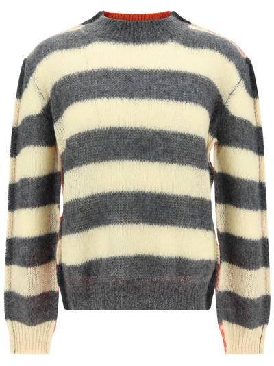 Marni Multicolor Striped Crewneck