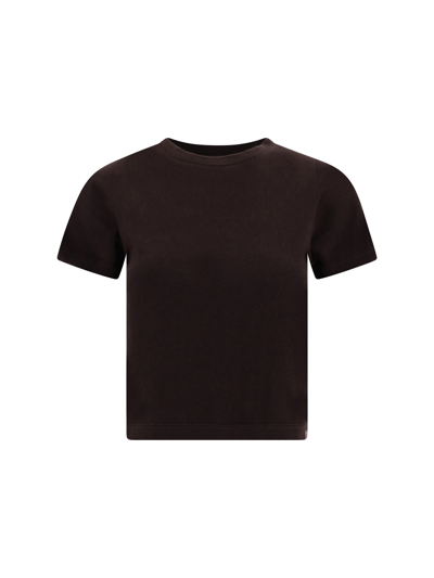 Extreme Cashmere T-shirt In Dark Brown
