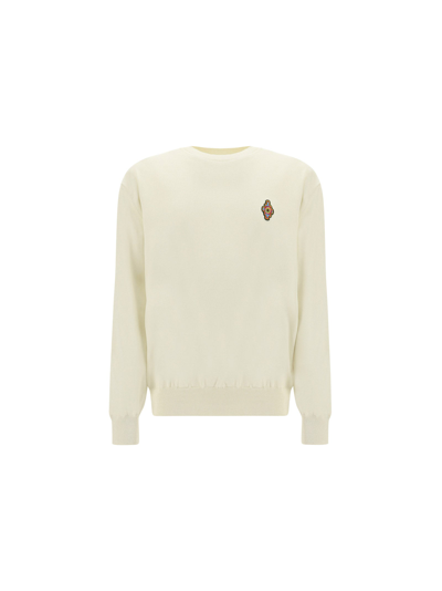 Marcelo Burlon County Of Milan Sweatshirt Marcelo Burlon Men Color Yellow Cream In Red