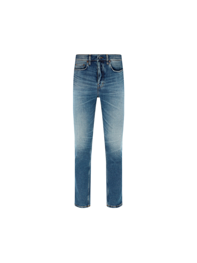 Haikure Stonewashed Slim-fit Jeans In Blue