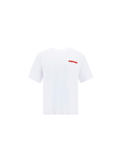 Bluemarble Logo-patch Organic Cotton T-shirt In White