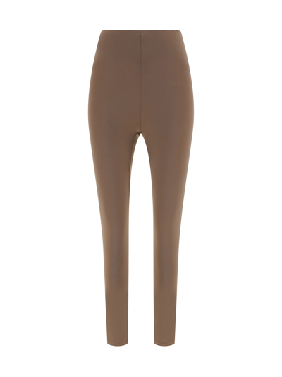 The Andamane Holly Leggings Beige In Multicolor