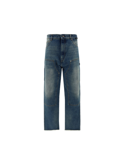 Darkpark 21.5cm Mark Cotton Denim Jeans In Blue