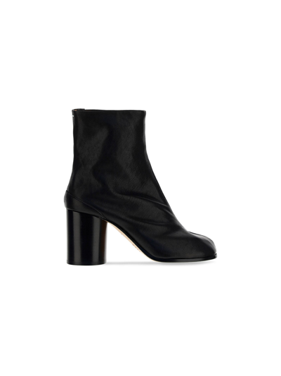 Margiela Tabi Ankle Boots In Black