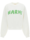 Marni Logo-print Cotton Sweatshirt In Multicolor