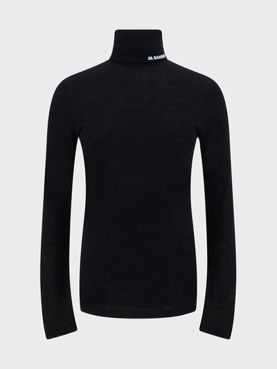 Jil Sander Long-sleeved Jersey In Multicolor