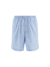 Givenchy Cotton Shorts In Blue