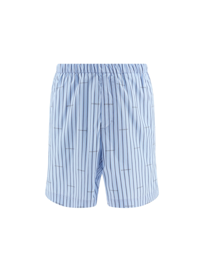 Givenchy Cotton Shorts In Blue