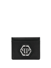 PHILIPP PLEIN HEXAGON-PLAQUE CARDHOLDER