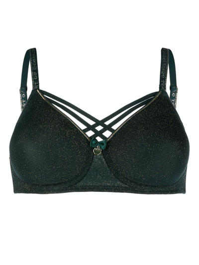 the adventuresspush up bra | black gold lurex