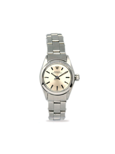 Pre-owned Rolex 1943  Oyster Perpetual 26mm In Silver