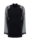 Sacai Top In Black