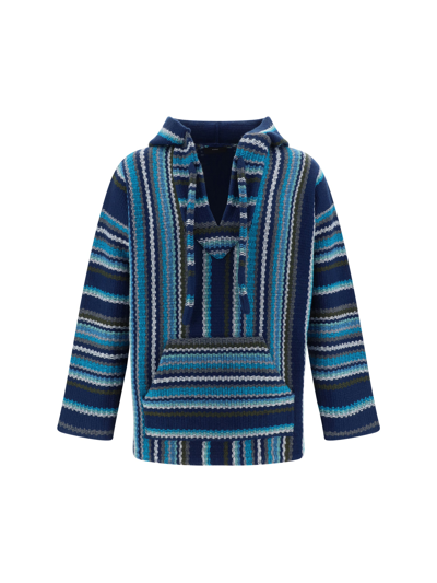 Alanui Ushuaia Stories Knitted Baja Hoodie In Multicolor