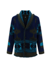 Alanui Icon Jacquard Cashmere Cardigan In Multicolor