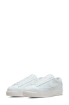 Nike Blazer Low Platform Sneaker In Summit White/ White-fossil