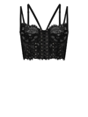 Dolce & Gabbana Lace Lingerie Corset With Straps And Eyelets In Black