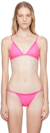 AGENT PROVOCATEUR PINK SOFI BIKINI TOP