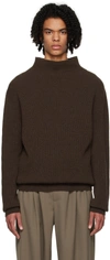 THE ROW BROWN DANIEL TURTLENECK