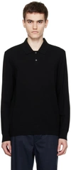 THEORY BLACK GORIS POLO