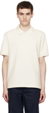 Theory Off-white Delroy Polo In Ivory