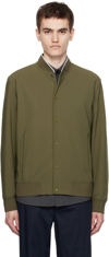 Theory Khaki Murphy Bomber Jacket In Uniform