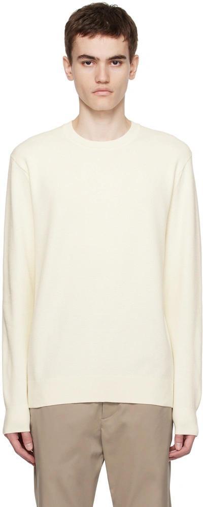 Theory Off-white Datter Sweater In Ivory