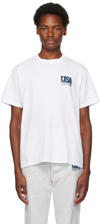 SPORTY AND RICH WHITE 'TEAM USA' T-SHIRT