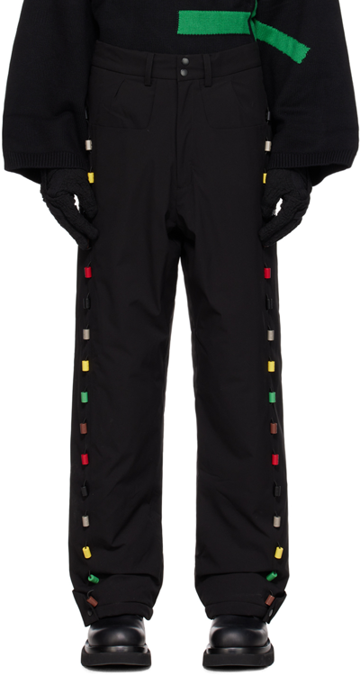 Spencer Badu Black Beaded Trousers