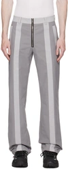 Uncertain Factor Gray Linebacker Trousers In Light Grey