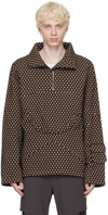 Uncertain Factor Brown Nose Guard Sweater In Brown