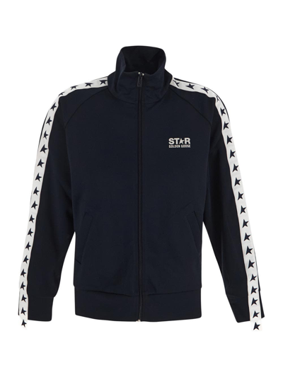 Golden Goose Star-print Track Jacket In Blue