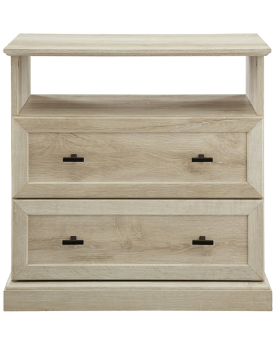Hewson Clyde Classic 2-drawer Nightstand In White