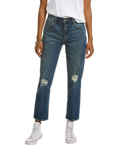Joe's Jeans The Scout Mid-rise Toska Destructed Slim Tomboy Jean In Blue