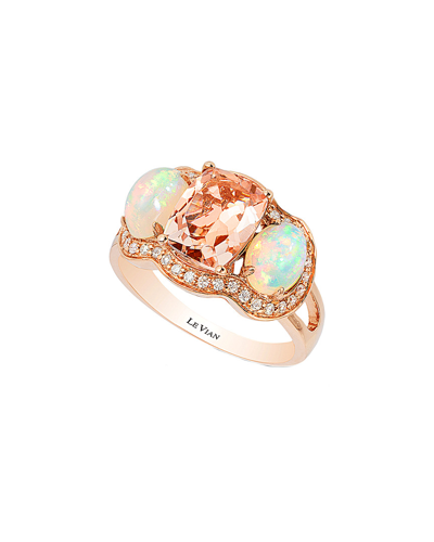 Le Vian 14k Rose Gold 2.51 Ct. Tw. Diamond & Gemstone Ring