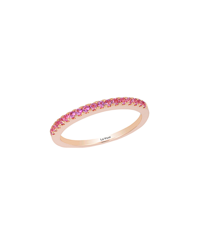 Le Vian 14k Rose Gold 0.25 Ct. Tw. Bubble Gum Pink Sapphire Ring