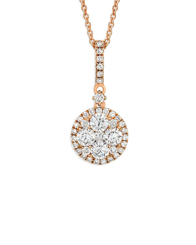 Le Vian 14k Rose Gold 0.68 Ct. Tw. Diamond Necklace In Multi