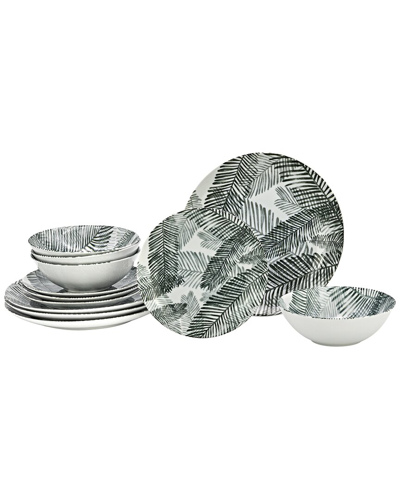 Godinger Felice Porcelain 12pc Dinnerware Set