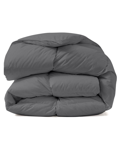 Unikome All-seasons Pleated Down Comforter In Gray