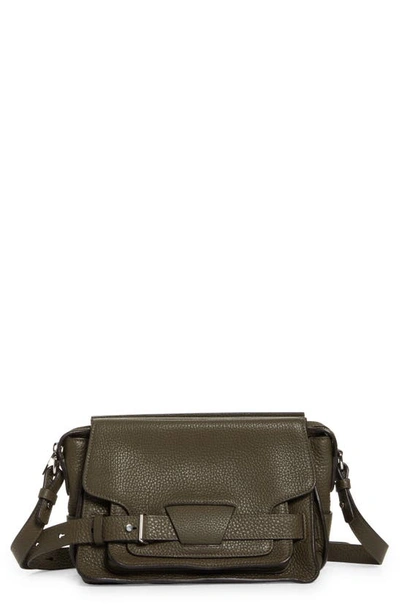 Proenza Schouler Beacon Saddle Leather Crossbody Bag In Olive