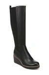 Soul Naturalizer Approve Womens Faux Leather Wide Calf Knee-high Boots In Black Synthetic