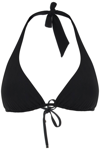 Dolce & Gabbana Leopard-print Triangle Bikini Top In Black