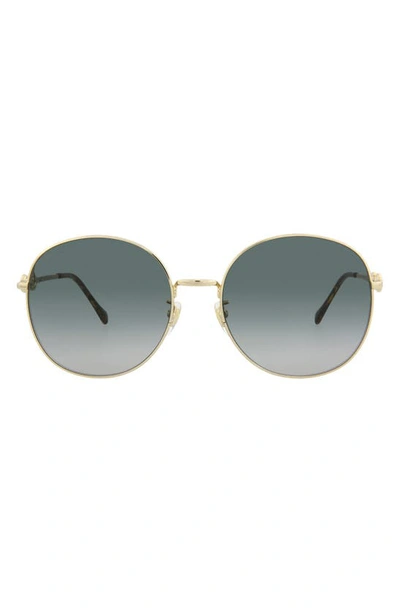 Gucci 59mm round sunglasses deals