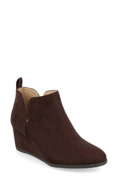 Journee Collection Mylee Bootie In Brown