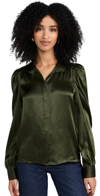 Frame Gillian Silk Blouse In Surplus