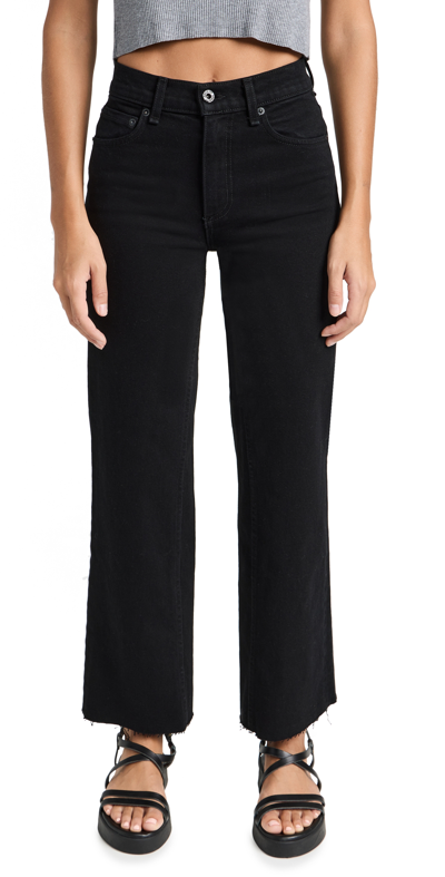 Askk Ny Slim Crop Jeans In Black Resin