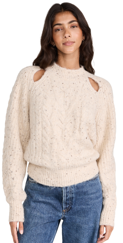 Astr Natalie Sweater In White