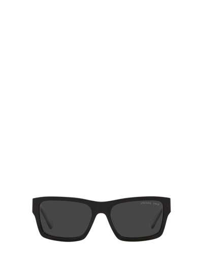 Prada Eyewear Rectangle In Black