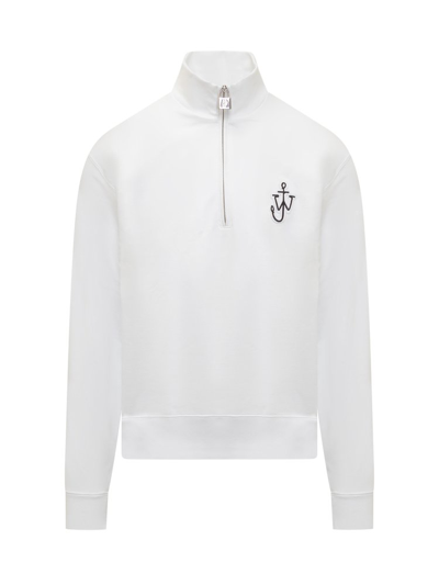 Jw Anderson Logo Patch Half In White